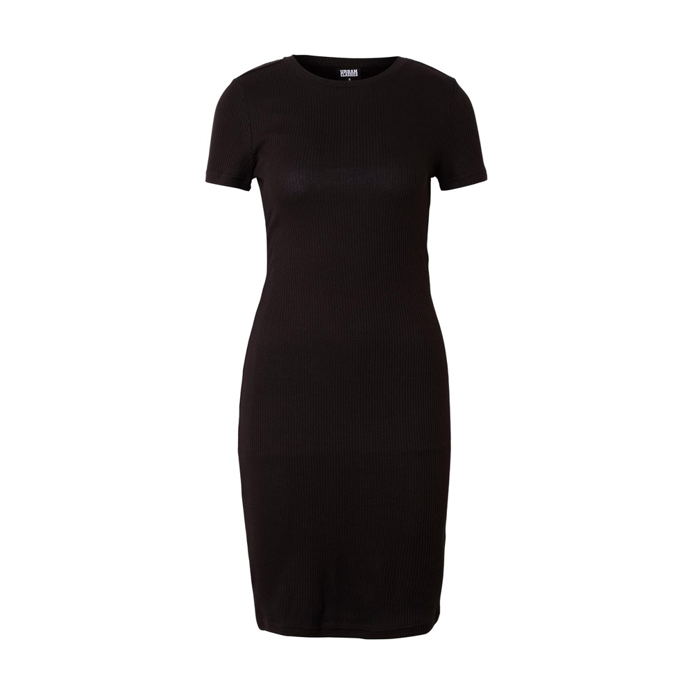 Urban Classics - Basic Slim Fit TShirt Dress Kurzes Kleid - Schwarz